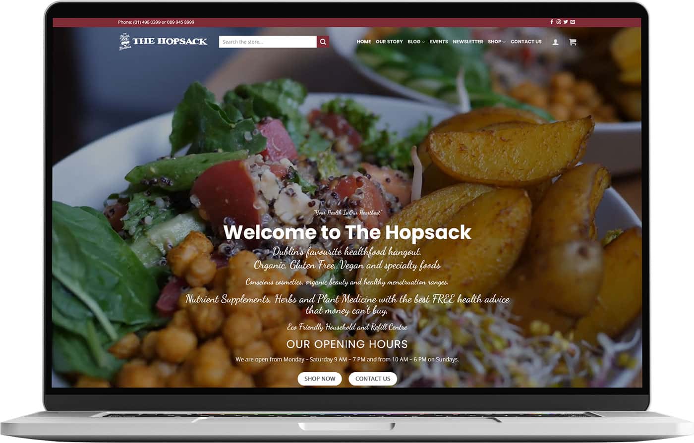 Recent Web Build – The Hopsack