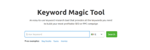SEMRush Keyword Magic tool