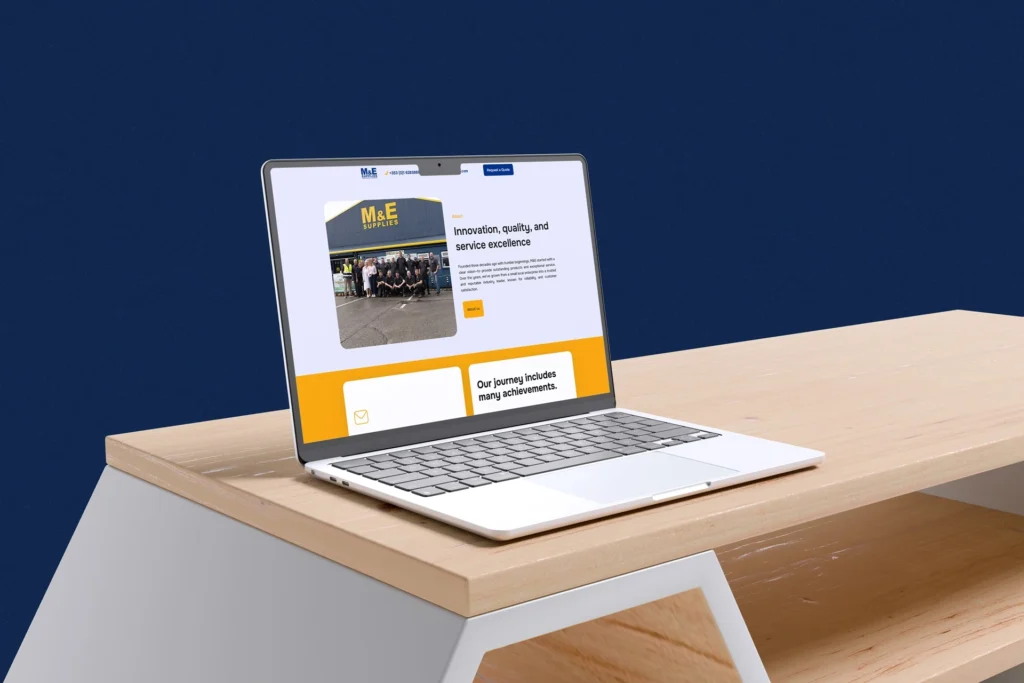 M&E Supplies new website